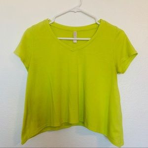 Neon crop top